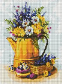 Алмазна мозаїка 30х40 АМО7123 Яскраве літо "Ідейка"