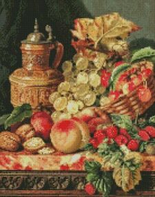 Алмазна мозаїка 40х50 АМО7250 Фруктове різномаїття "Ідейка"