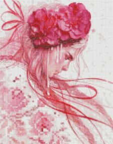 Алмазна мозаїка 40х50 АМО7267 Витончена та сильна "Ідейка"