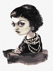 Розпис по номерах 30х40 КНО4873 Коко Шанель "Ідейка"