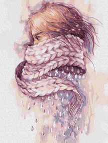 Розпис по номерах 30х40 КНО4936 Зимовий затишок "Ідейка"