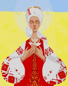 Розпис по номерах 40х50 КНО4910 Мати Україна "Ідейка"