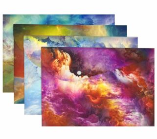 папка пластикова на кнопці мікс кольори LK8555A4