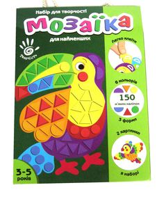набір для творчості VT4511-02  м'яка фігурна мозаїка тукан