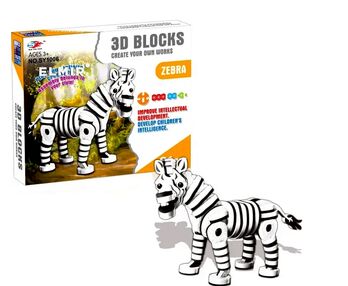 конструктор (SY 1006) м'який зебра 81 елемент