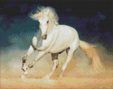 Алмазна мозаїка 40х50 АМО7139 Біла грація "Ідейка"