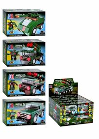 конструктор (123-417/420) військовий транспорт від 43 деталей