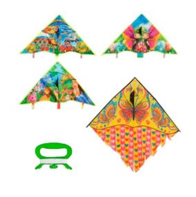 Повітряний змій ширина 110 см довжина 55 см хвіст 65 см мікс видів MR 0435