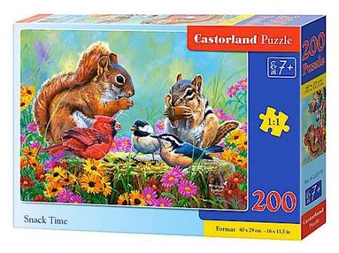 пазли castorland 200 елементів час перекусити артикул (222179)