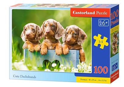 пазли castorland 100 елементів милі такси артикул (111213)