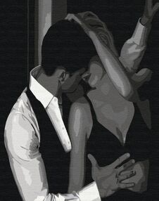 Розпис по номерах 40х50 BS51705 В обіймах пристрасті brushme Брашми