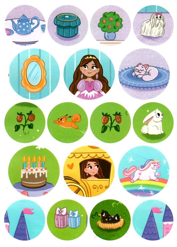 інтерактивні наліпки принцеси Ціна (цена) 48.00грн. | придбати  купити (купить) інтерактивні наліпки принцеси доставка по Украине, купить книгу, детские игрушки, компакт диски 2