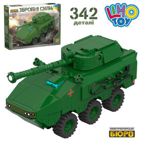 конструктор kb 006 військова техніка 342 деталі