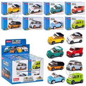 конструктор sluban машинки від 56 деталей в асортименті m38-b1067