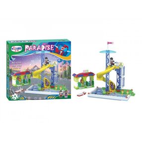 конструктор (1253) парк атракціонів - водна гірка 228 деталей