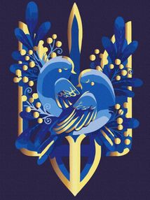 Розпис по номерах 30х40 RBS1007 Крилатий герб