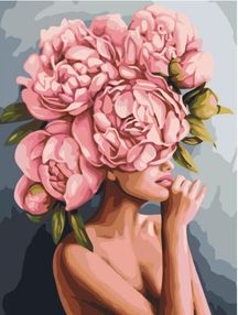 Розпис по номерах 30х40 RBS51481 Дотик піонів brushme Брашми