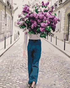 Розпис по номерах 40х50 BS39505 Бузкова прогулянка brushme Брашми