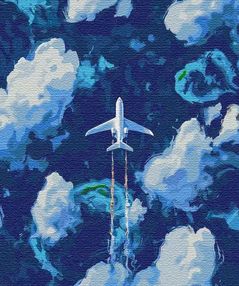 Розпис по номерах 40х50 BS51534 Над хмарами brushme Брашми