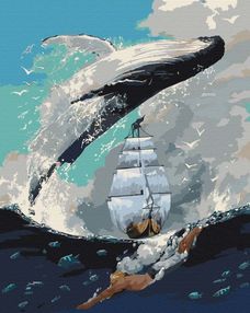 Розпис по номерах 40х50 BS51542 Господар моря brushme Брашми