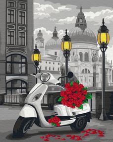 Розпис по номерах 40х50 BS51624 Букет з доставкою brushme Брашми