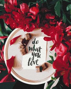 Розпис по номерах 40х50 BS52035 Все що ти любиш brushme Брашми