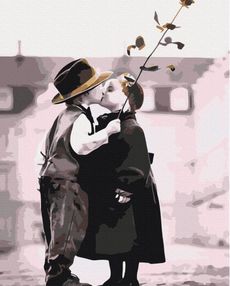 Розпис по номерах 40х50 BS52231 Перший поцілунок brushme Брашми