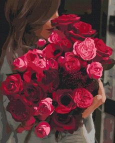 Розпис по номерах 40х50 BS52547 Букет від найріднішого brushme Брашми