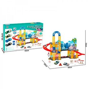 гараж 0908-70а машинка 4 штук музичний