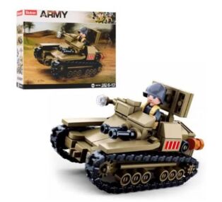 Конструктор Sluban army військова італійська танкетка m38-b0709