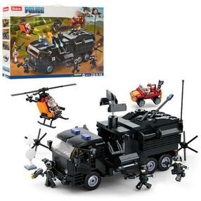 конструктор sluban police штаб поліцейських сил 759 деталей m38-b0773