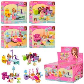 конструктор sluban girls dream кімната від 42 деталей в асортименті м38-в0800