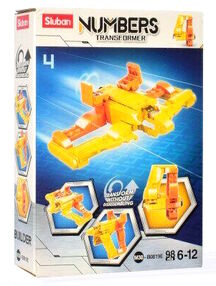 конструктор m38-в0819e numbers 2 в 1 98 деталей в асортименті