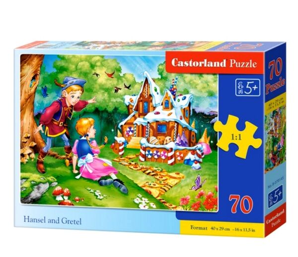 пазли castorland 70 елементів гансель і гретель 070145 Ціна (цена) 160.40грн. | придбати  купити (купить) пазли castorland 70 елементів гансель і гретель 070145 доставка по Украине, купить книгу, детские игрушки, компакт диски 0