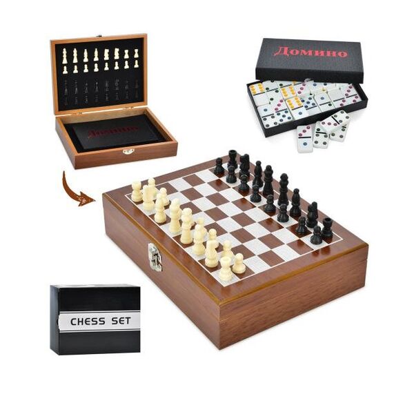 шахи XQ12095 2 в 1 шахи доміно Ціна (цена) 506.80грн. | придбати  купити (купить) шахи XQ12095 2 в 1 шахи доміно доставка по Украине, купить книгу, детские игрушки, компакт диски 0