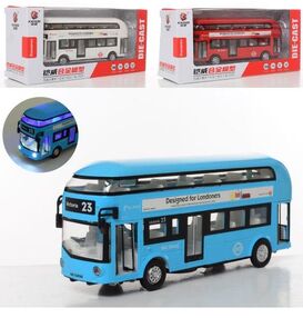 автобус MS6609N металевий інерційний музичний колір в асортименті