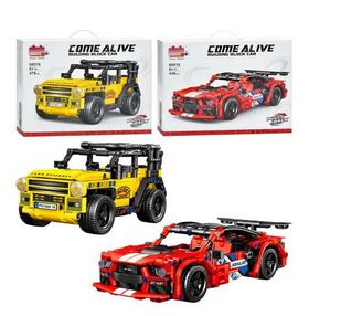 конструктор 60016-18 гоночна машина інерційна колір в асортименті