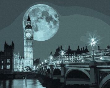 Розпис по номерах 40х50 КНО3614 Ніч у Лондоні "Ідейка"