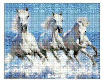 Алмазна мозаїка 40х50 АМО7155 Стрімка хвиля "Ідейка"