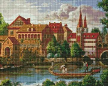 Алмазна мозаїка 40х50 АМО7361 Італійська романтика "Ідейка"