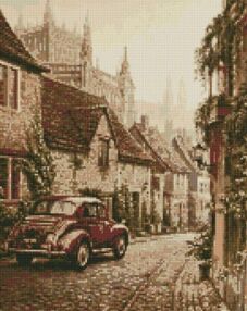 Алмазна мозаїка 40х50 АМО7381 Старе місто "Ідейка"