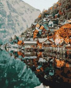 Розпис по номерах 40х50 BS34803 Пейзаж на Гельштат brushme Брашми