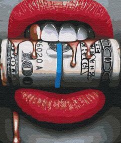 Розпис по номерах 40х50 BS51487 Грошовий потік brushme Брашми