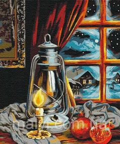 Розпис по номерах 40х50 BS51530 Затишок brushme Брашми