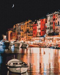 Розпис по номерах 40х50 BS52520 Вогні нічної Італії brushme Брашми