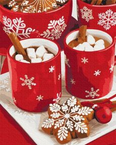 Розпис по номерах 40х50 BS52726 Сніжне какао brushme Брашми