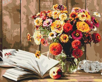 Розпис по номерах 40х50 BS52766 Книжковий натюрморт brushme Брашми