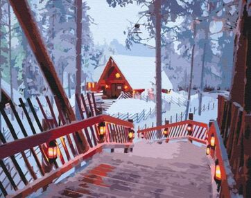 Розпис по номерах 40х50 BS52773 Зимовий затишок brushme Брашми