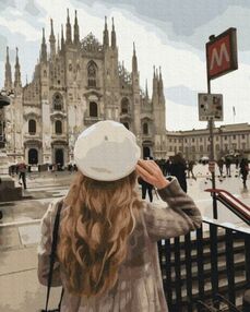 Розпис по номерах 40х50 BS53038 Прогулянка в Мілані brushme Брашми