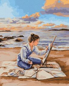 Розпис по номерах 40х50 BS53128 Намальований захід brushme Брашми